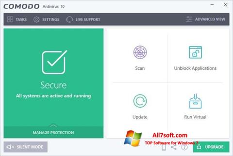 Ekran görüntüsü Comodo Antivirus Windows 7